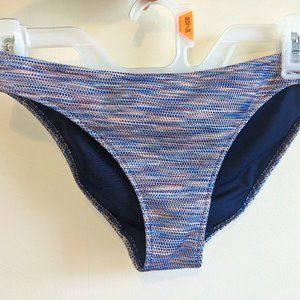 Aerie blue textured bikini bottom. (XS)